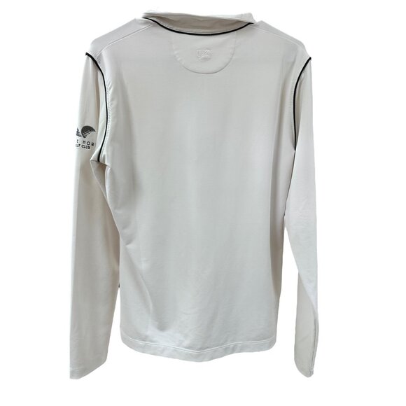 π 2/$30 π White Ladies Cutter and Buck Golf Athletic Pullover sz M - Picture 5 of 6